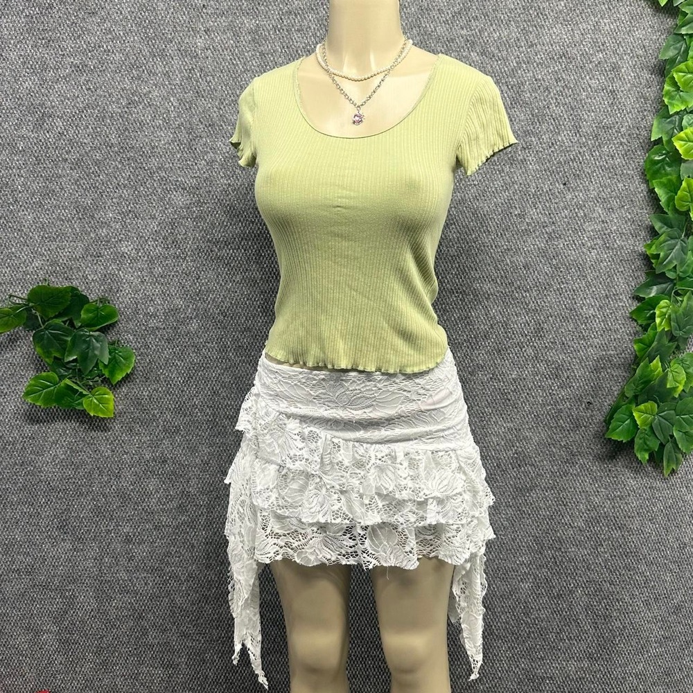 Ambiance Sage Green Ribbed Baby Tee